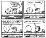 Vignetta di Linus sulla felicità