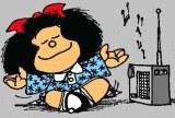 Mafalda ascolta musica